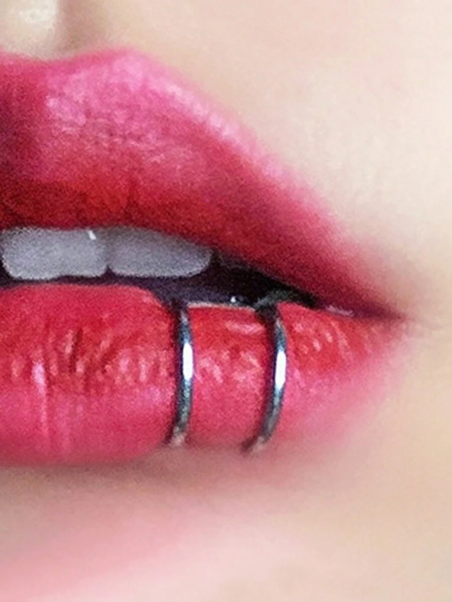 Vòng môi - Bạc - Xem 1