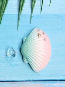 8 件裝,貝殼蛋糕裝飾海星蛋糕裝飾海底派對主題生日派對裝飾品 - 彩色 - 查看 5