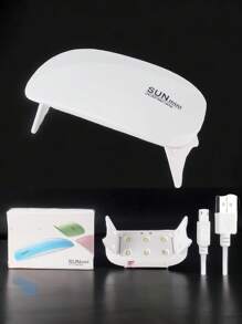 SUN MINI 6W UV LED NAIL LAMP PORTABLE COMFORTABLE - White - View 2