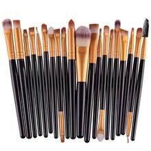 6 Sets De Brochas Para Maquillaje 20 Pcs Cada Set - Negro - Ver 1