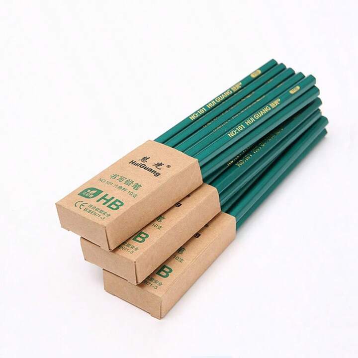 10 Hexagonal Degree Of Hardness Scale HB Pencil For School, 52 OFF