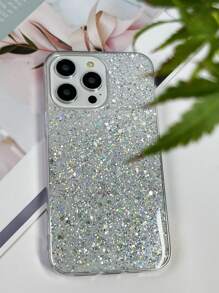 1pc High-Glossy Phone Case Compatible With IPhone, Compatible With Samsung, Compatible With OPPO, Compatible With VIVO Waterproof Shockproof Anti-Fall Scratch Resistant,International Version, Not The Domestic Version - White - View 3