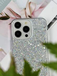 1pc High-Glossy Phone Case Compatible With IPhone, Compatible With Samsung, Compatible With OPPO, Compatible With VIVO Waterproof Shockproof Anti-Fall Scratch Resistant,International Version, Not The Domestic Version - White - View 5