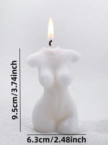 1 Box 1 Woman Body Shape Aromatherapy Candle Room Desk Decoration Ornaments Atmosphere Props With Scented Candles Shape Aromatherapy Small Candles To Send Friends Gifts, Halloween, Spooky, Autumn, Winter, Holiday, Festival, Gifts Birthday Graduation