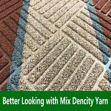 Heavy Duty Outdoor Door Mats Non Slip Rubber Backing Entrance Rug Shoes Scraper Welcome Mat for Front Door Entryway Rug - Brown - View 2