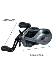 SEASIR M800 通用拋餌釣魚線輪 7.1 : 1 高速齒輪比淡水磁力製動系統釣魚線圈 - 灰色 - 查看 10