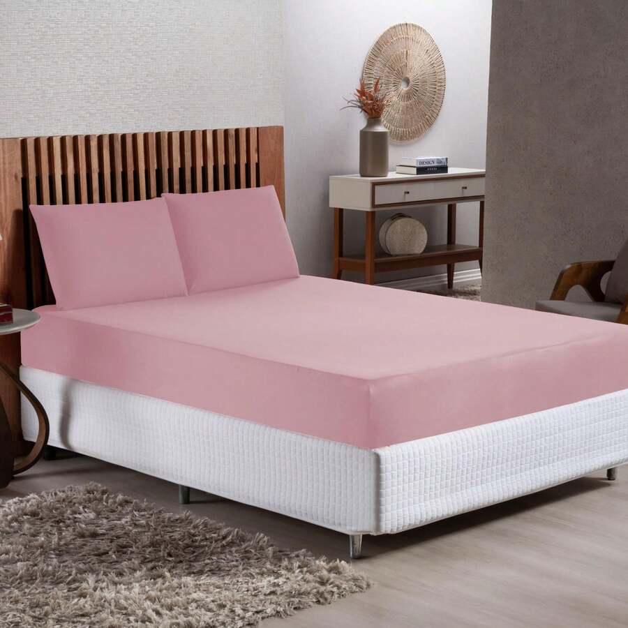 Fitted Sheets - Rose cuivré - Voir 1