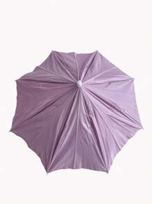 Gorro sombrilla, gorra con parasol y protección contra la lluvia, sombrero paraguas de pesca, gorra de protección solar con revestimiento negro, accesorio para camping - Rosa - Ver 4