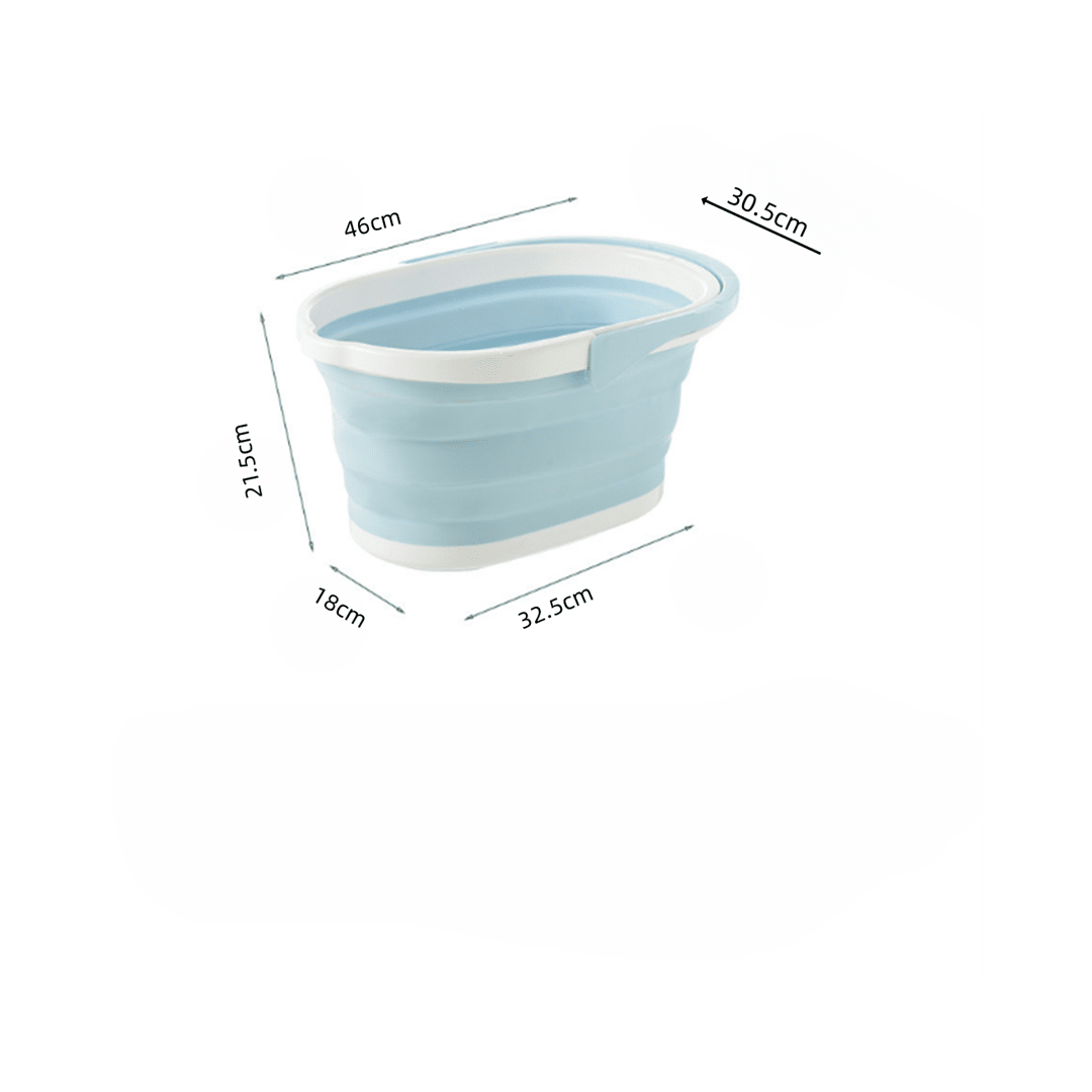 Folding Silicone Water Bucket Portable Mop Bucket For Outdoor Travel