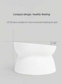 1 件隨機顏色寵物碗、水和食物餵食器,適合貓和小狗 - 彩色 - 查看 7