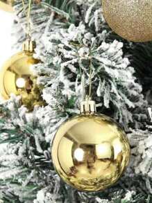 24个圣诞球装饰品，适用于圣诞树装饰、节日装饰、圣诞家居装饰、圣诞礼物、圣诞装饰品