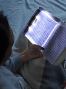 1 Pieza Luz De Lectura Plana De Panel Led Para Leer En La Cama Por La Noche