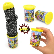 1 件有趣的糖果盒跳彈簧蛇玩具,愚人節禮物萬聖節聖誕派對裝飾,惡作劇搞笑玩具 - 彩色 - 查看 1