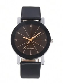 Đồng Hồ Quartz Cặp Đôi - màu đen - Xem 2