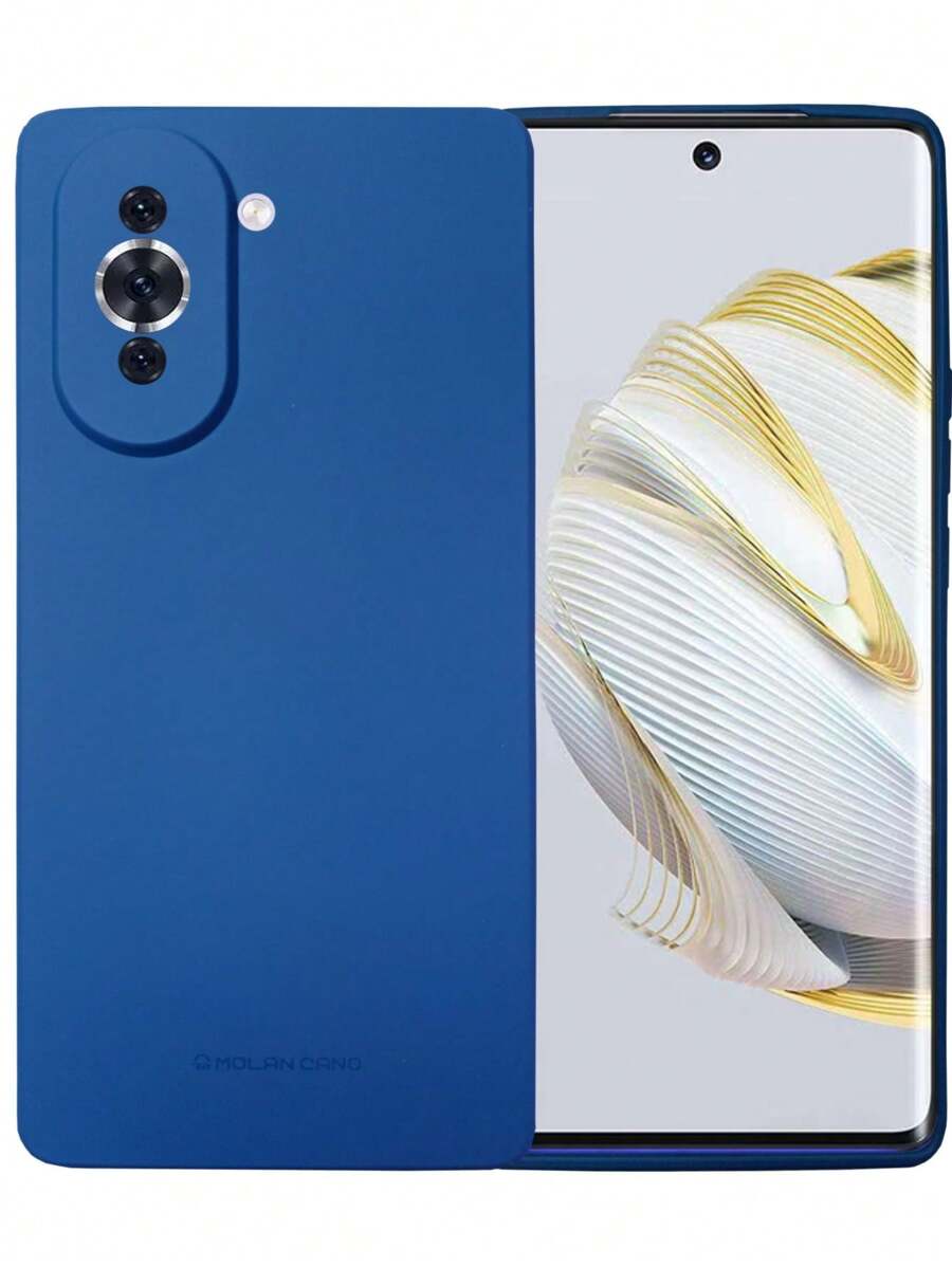 Molan Cano Soft Silicon Case For Huawei Nova 10 - Navy Blue - View 1