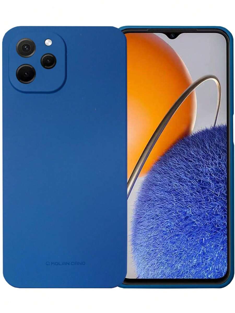 Molan Cano Soft Silicon Case For Huawei Nova Y61 - Navy Blue - View 1