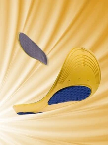 Lizeng 1雙男士跑步、籃球鞋用緩震透氣eva鞋墊,適用於40-45碼鞋類 - 深灰色 - 查看 3