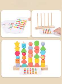 形狀配對木珠套裝 - 彩色 - 查看 3