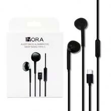 1HOUR Deep Bass Wired Headphone Type C - 黑色 - 查看 1