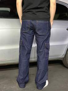 Men Jeans - Azul Marino - Ver 5
