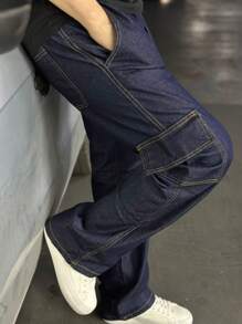 Men Jeans - Azul Marino - Ver 3