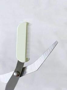 2入組眉毛修剪剪刀眉毛刮刀套裝,帶梳的專業精密眉剪,綠色小臉毛刮除工具適用於女性 - 綠色 - 查看 7