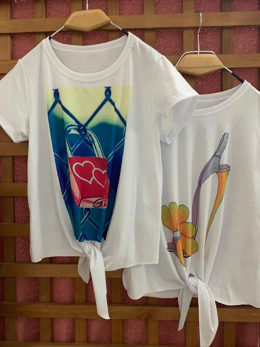 Women Tops - 白色 - 查看 1