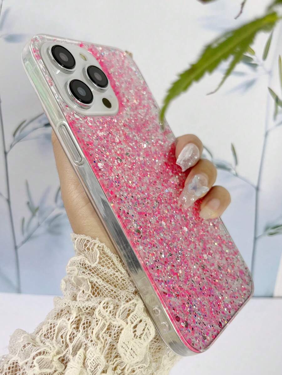 1 个高光手机壳 适用于 、三星、小米、OPPO、VIVO 防水防震防摔防刮 - 粉色 - 查看 1