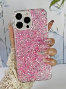1 个高光手机壳 适用于 、三星、小米、OPPO、VIVO 防水防震防摔防刮 - 粉色 - 查看 4