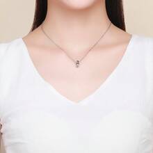 WOSTU 1PC  925 Sterling Silver Illuminating Stars Beads Charm Fit Original Bracelet Bangle DIY Jewelry Making - Silver - View 2