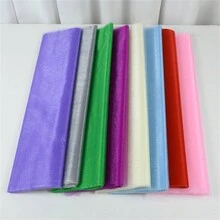 每捲長5公尺,寬48公分的蕾絲捲布,用於家居、婚禮、派對、嬰兒洗禮、襯衫、手工藝品 Diy的紗裙、晶瑩珍珠連衣裙、軟和透明的紗布 - 黑色 - 查看 11