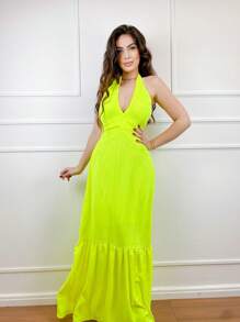 Women Dresses - 綠色 - 查看 4