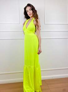 Women Dresses - 綠色 - 查看 1