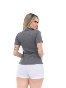 Women Blouses - Grey - View 2