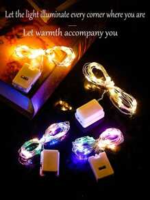 1 件裝 Led 螢火蟲燈串,帶禮品盒和蛋糕裝飾,適用於氛圍照明,色彩繽紛 - 彩色 - 查看 5