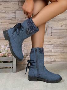 2023時尚舒適女靴 - 藍色 - 查看 5