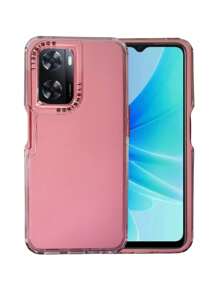Funda Rainbow Paint Uso Rudo Doble Capa Para Oppo A57 4G - Rosa - Ver 1