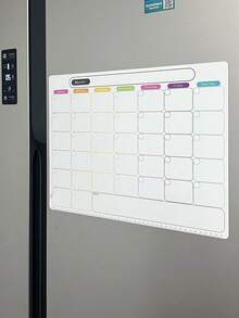 1 Linh hoạt Từ tính Nam châm tủ lạnh , Hàng tháng Người dự định Nam châm , Kế hoạch hàng tuần Nam châm , Có thể xóa Từ tính Bản ghi nhớ Message Từ tính Bảng tin - Hồng - Xem 4