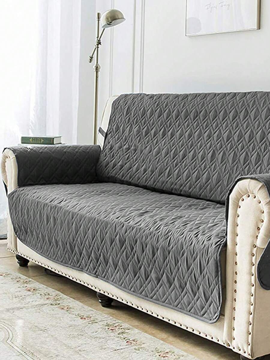 1 Miếng Không thấm nước Đệm sofa - Màu xám đen - Xem 1