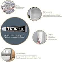 免钉胶 | 防水玻璃胶 1 件，聚合物金属粘合剂密封剂 20g，适用于磨砂玻璃、大理石、漆木、软金属板