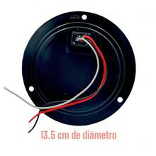 Par Plafón 6 Leds Redondo Camión Fijo-estrobo Bisel Negro - Naranja - Ver 4