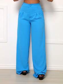 Women Pants - 薄荷藍 - 查看 1