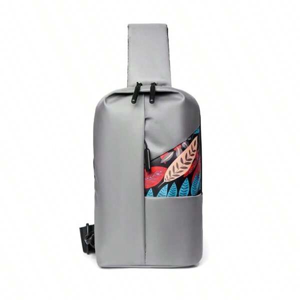 1 Packung Premium wasserdichte leichte Hüfttasche für Sport, Fitness, Reisen, Arbeit, Pendeln (Grau), Boho Vibes