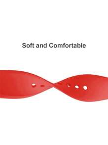 2 件/套红色男女可爱柔软硅胶运动表带和二合一屏幕保护膜超薄钢化膜表壳，适用于 表带 38/40/41/42/44/45/46/49 毫米，Series Ultra/SE/11/10/9/8/7/6/5/4/3/2/1，智能手表表壳配件 - 紅色 - 查看 5