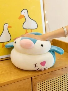 水族館企鵝毛絨玩具,寵物玩具適用於貓和小狗僅有 - 藍色 - 查看 2