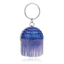 Tua Thiết kế bóng Của phụ nữ Tối Túi xach tay - Xanh đậm - Xem 2