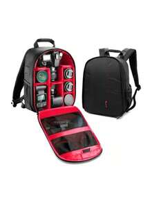 Bluelander Mochila Para Cámara Fotográfica De Viaje Tamaño Universal - Negro - Ver 1