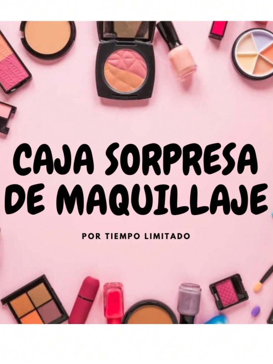 Caja Sorpresa/misteriosa De Cosmeticos Y Maquillaje 1 a 12 PIEZAS - Multicolor - Ver 1