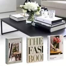 1pc Simple Faux Book Photography Prop, Home Decor, Simulation Book Model, Bar Decoration, Random Style Birthday Gifts Graduation - Multicolor - View 4