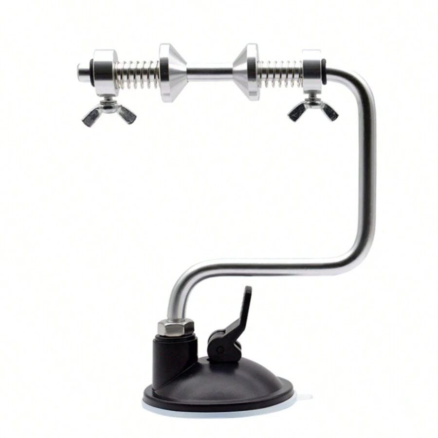 Suction Cup Fishing Line Spooler Aluminum Alloy Fishing Line Winding Board - Black - View 1